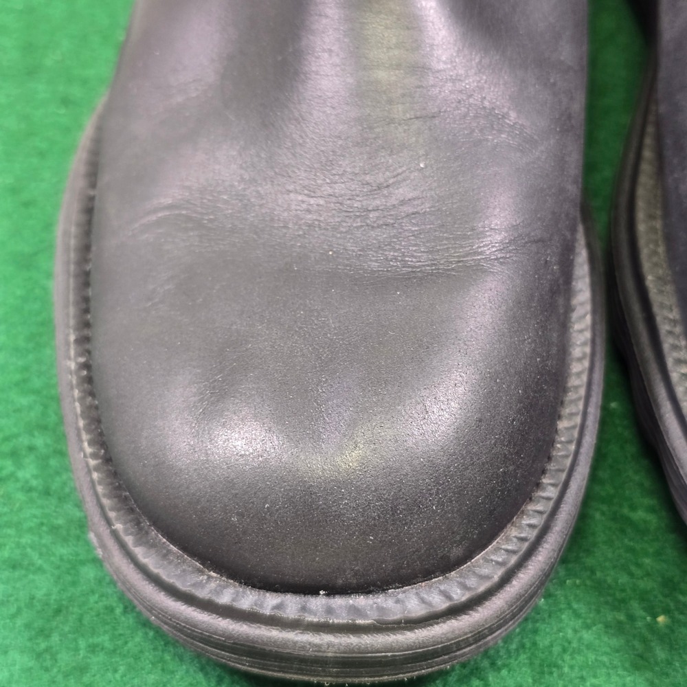 Hey Dude Branson Leather Ankle Chelsea Boots Womens 8 Black 40388-060 Slip On - Picture 9 of 10